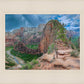 Zion National Park, Utah. Angels Landing Panorama