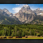 Panorama of Grand Teton Mountain Range, Wyoming