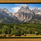 Panorama of Grand Teton Mountain Range, Wyoming