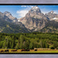 Panorama of Grand Teton Mountain Range, Wyoming