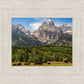 Panorama of Grand Teton Mountain Range, Wyoming