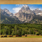 Panorama of Grand Teton Mountain Range, Wyoming