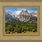 Panorama of Grand Teton Mountain Range, Wyoming