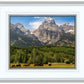 Panorama of Grand Teton Mountain Range, Wyoming