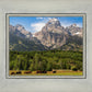 Panorama of Grand Teton Mountain Range, Wyoming
