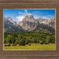 Panorama of Grand Teton Mountain Range, Wyoming