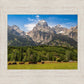 Panorama of Grand Teton Mountain Range, Wyoming