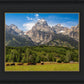 Panorama of Grand Teton Mountain Range, Wyoming