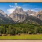 Panorama of Grand Teton Mountain Range, Wyoming