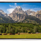 Panorama of Grand Teton Mountain Range, Wyoming