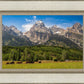 Panorama of Grand Teton Mountain Range, Wyoming