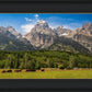 Panorama of Grand Teton Mountain Range, Wyoming