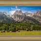 Panorama of Grand Teton Mountain Range, Wyoming