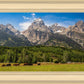 Panorama of Grand Teton Mountain Range, Wyoming