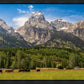 Panorama of Grand Teton Mountain Range, Wyoming