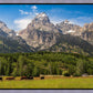 Panorama of Grand Teton Mountain Range, Wyoming
