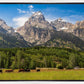 Panorama of Grand Teton Mountain Range, Wyoming