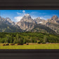 Panorama of Grand Teton Mountain Range, Wyoming