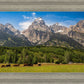 Panorama of Grand Teton Mountain Range, Wyoming