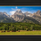 Panorama of Grand Teton Mountain Range, Wyoming