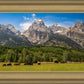 Panorama of Grand Teton Mountain Range, Wyoming