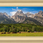 Panorama of Grand Teton Mountain Range, Wyoming