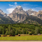 Panorama of Grand Teton Mountain Range, Wyoming