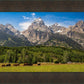 Panorama of Grand Teton Mountain Range, Wyoming