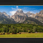 Panorama of Grand Teton Mountain Range, Wyoming