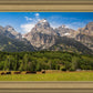 Panorama of Grand Teton Mountain Range, Wyoming