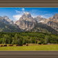 Panorama of Grand Teton Mountain Range, Wyoming