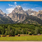 Panorama of Grand Teton Mountain Range, Wyoming
