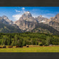 Panorama of Grand Teton Mountain Range, Wyoming