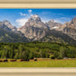 Panorama of Grand Teton Mountain Range, Wyoming