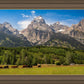 Panorama of Grand Teton Mountain Range, Wyoming