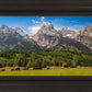 Panorama of Grand Teton Mountain Range, Wyoming