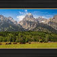 Panorama of Grand Teton Mountain Range, Wyoming