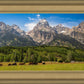 Panorama of Grand Teton Mountain Range, Wyoming