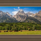 Panorama of Grand Teton Mountain Range, Wyoming