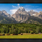 Panorama of Grand Teton Mountain Range, Wyoming