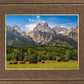 Panorama of Grand Teton Mountain Range, Wyoming