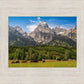Panorama of Grand Teton Mountain Range, Wyoming