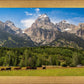 Panorama of Grand Teton Mountain Range, Wyoming