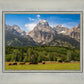 Panorama of Grand Teton Mountain Range, Wyoming