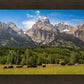 Panorama of Grand Teton Mountain Range, Wyoming