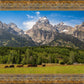 Panorama of Grand Teton Mountain Range, Wyoming