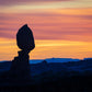 Balancing Rock at Sunset, Arches National Park, Utah