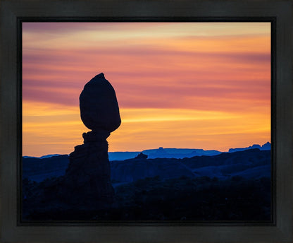 Balancing Rock at Sunset, Arches National Park, Utah