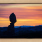 Balancing Rock at Sunset, Arches National Park, Utah