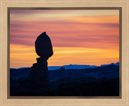 Balancing Rock at Sunset, Arches National Park, Utah